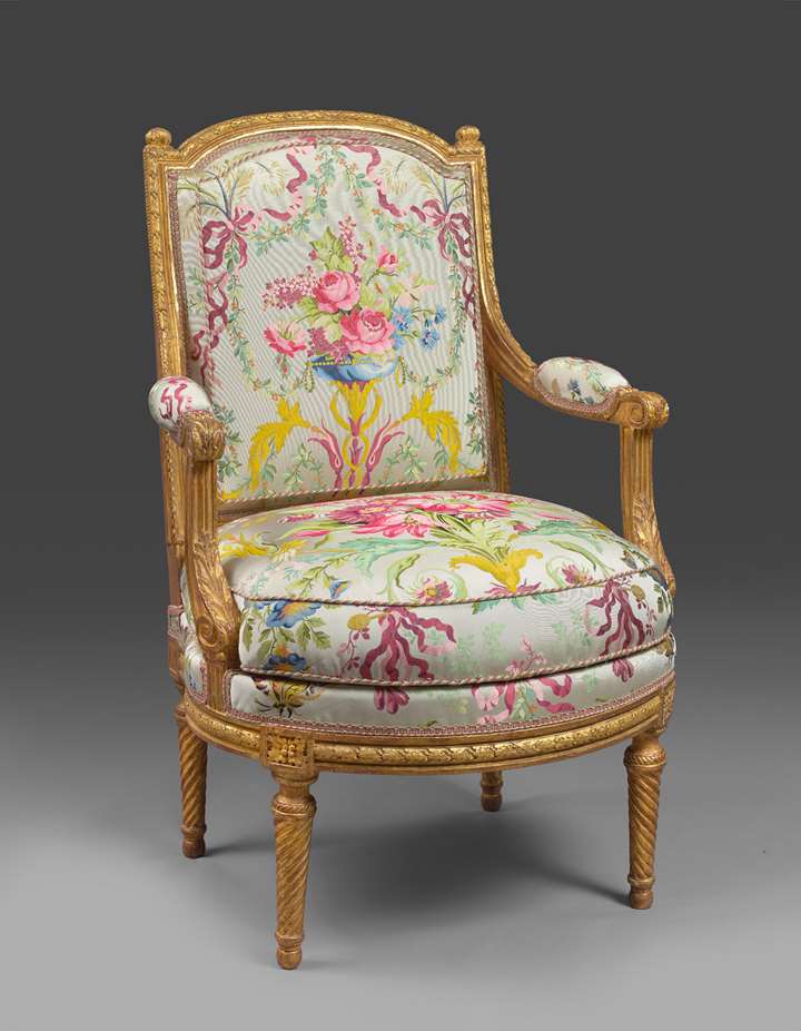A rare Louis XVI armchair